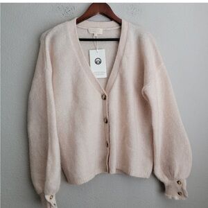 Sezane Mia Cardigan in Natural size S NWT